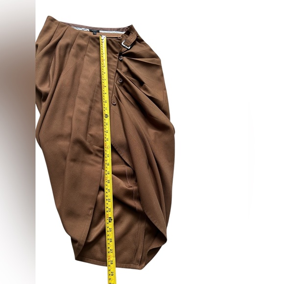 Full Circle Asymmetrical Camel Skirt Small - Picture 11 of 12